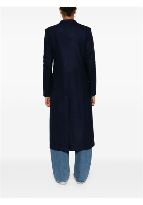 Navy blue double-braested tailored coat Harris wharf london - women HARRIS WHARF LONDON | A1644MPS358